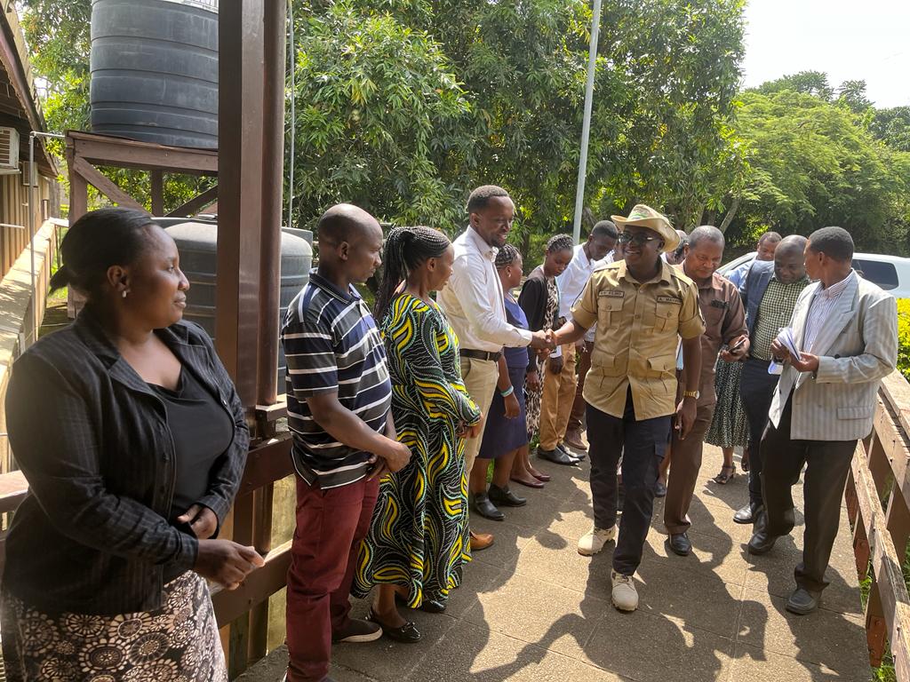 Hon. Antony Peter Mavunde (MP) Deputy Minister of Agriculture visit TARI Tengeru