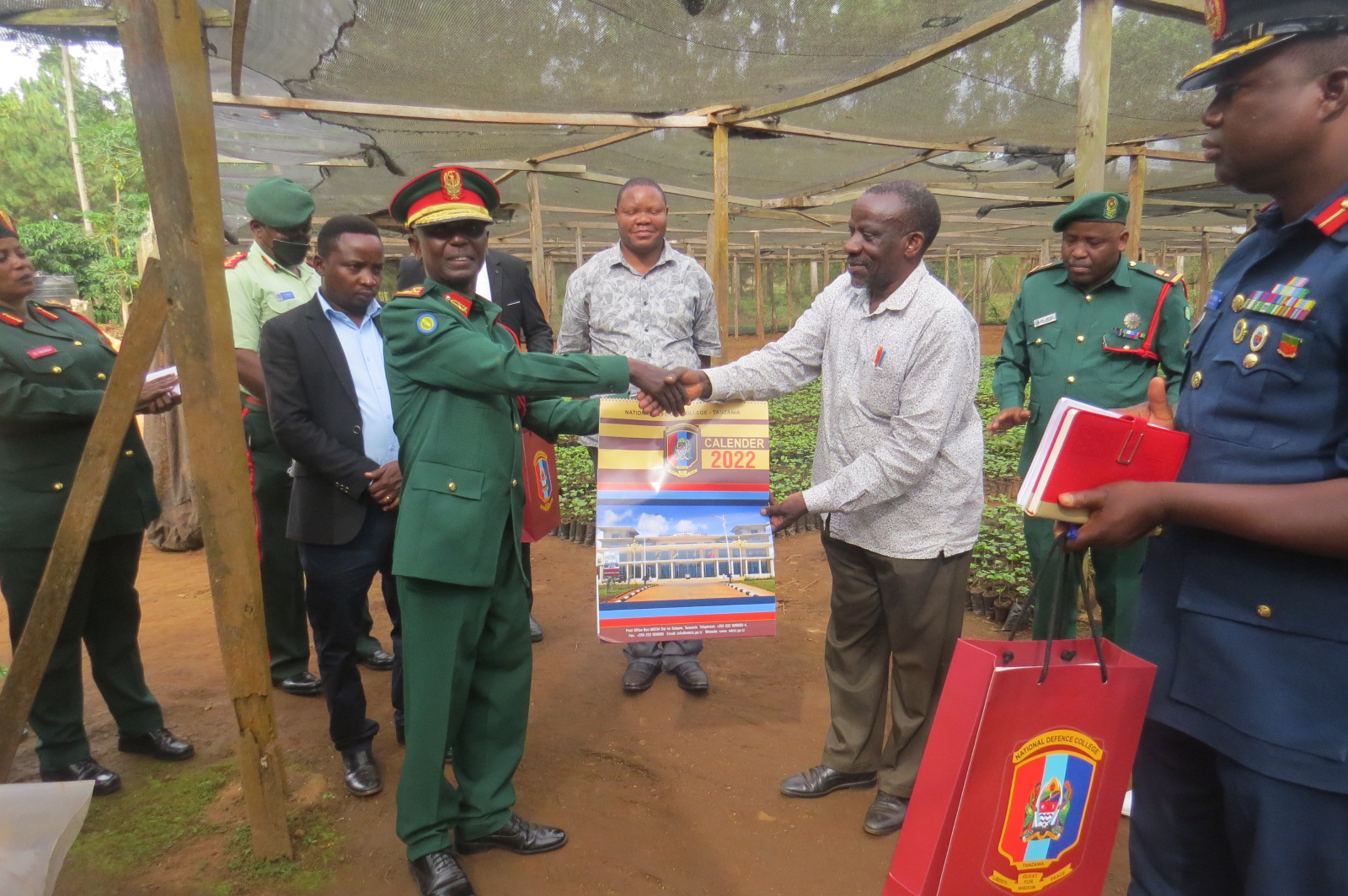 TARI Maruku was visited by Military Officers from the National Defense College (NDC) 