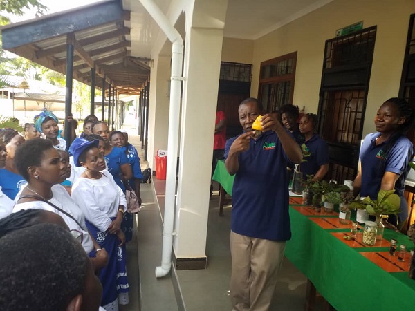 Visitors from Kibaha and Mtwara Anglican Church at TARI Naliendele