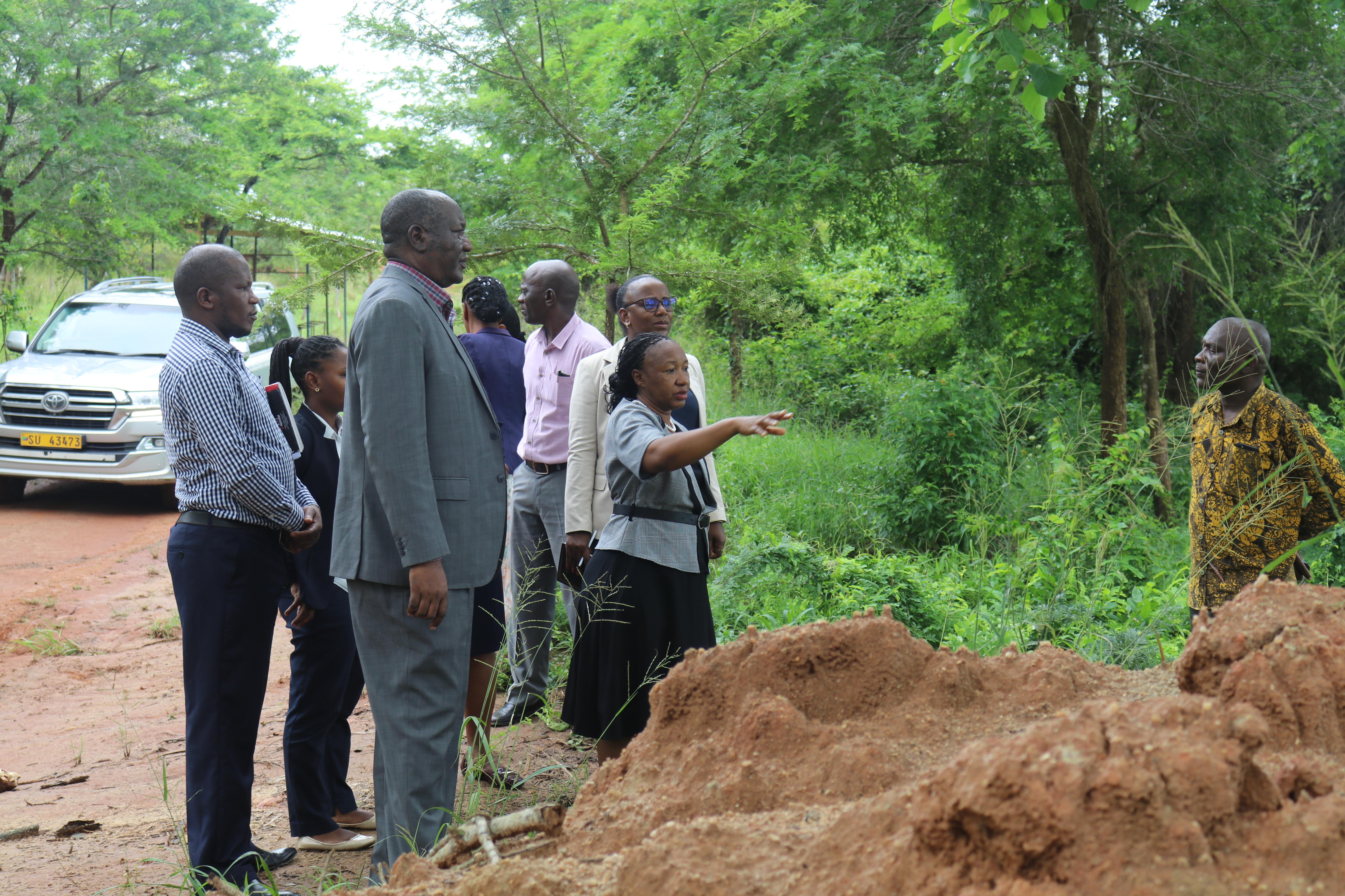 Sugar Board of Tanzania Director General Professor Keneth Bengesi During a Visit to TARI Kibaha Centre