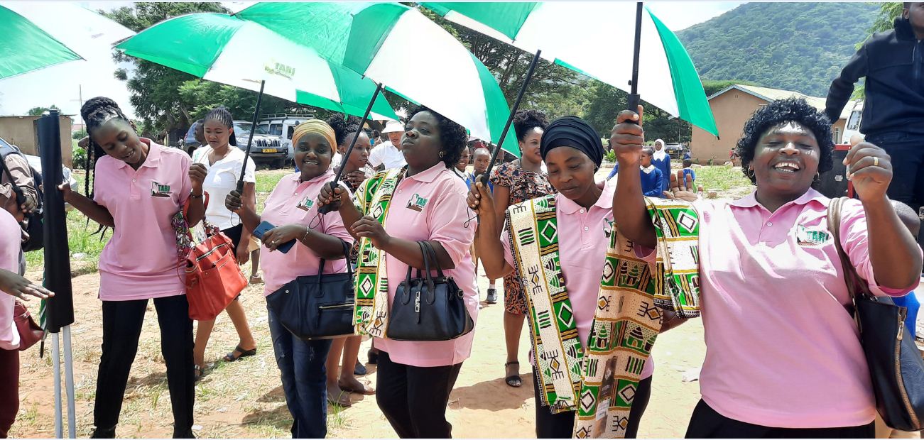 Women from TARI- Makutupora celebrate during International Women's Day at Chemba District in Dodoma Region