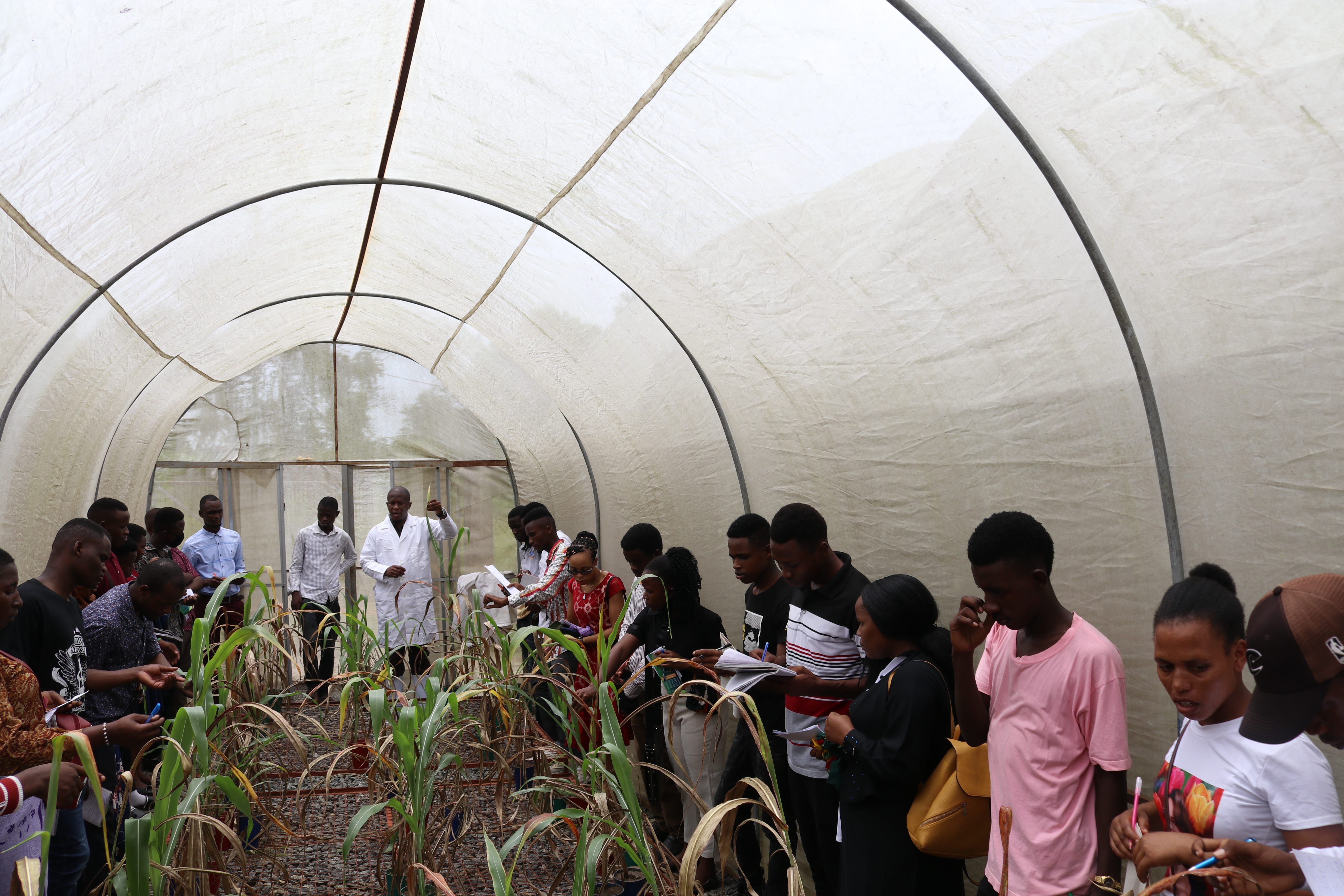 Borigaram Agriculture Technical College students visited TARI Kibaha to gain knowledge of ongoing research activities at the centre