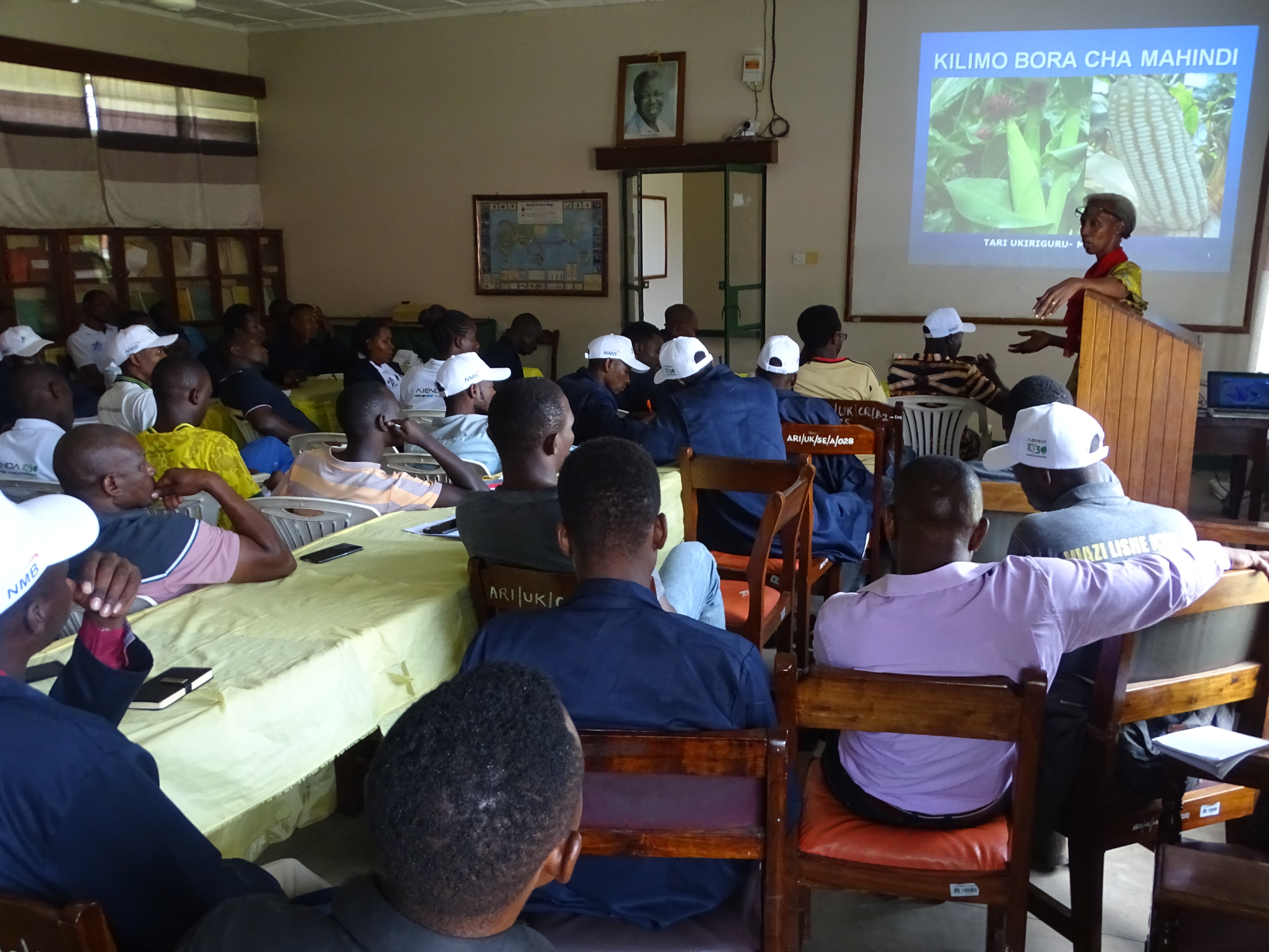 A TEAM OF  52-YOUTH UNDER THE PROGRAM OF BUILDING A BETTER TOMORROW(BBT) RECENTLY VISITED TARI UKIRIGURU TO LEARN ON DIFFERENT RESEARCH PROGRAMS