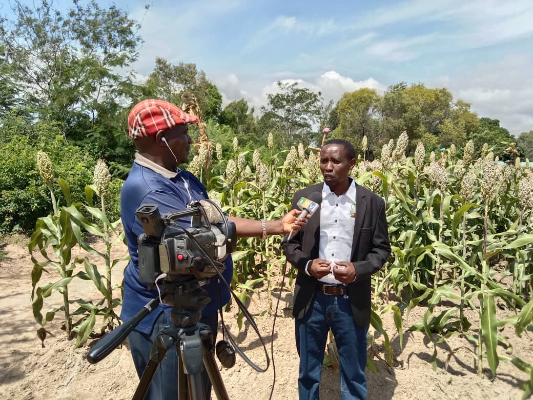 Center Director DR.Mrema During Farmers Field Day