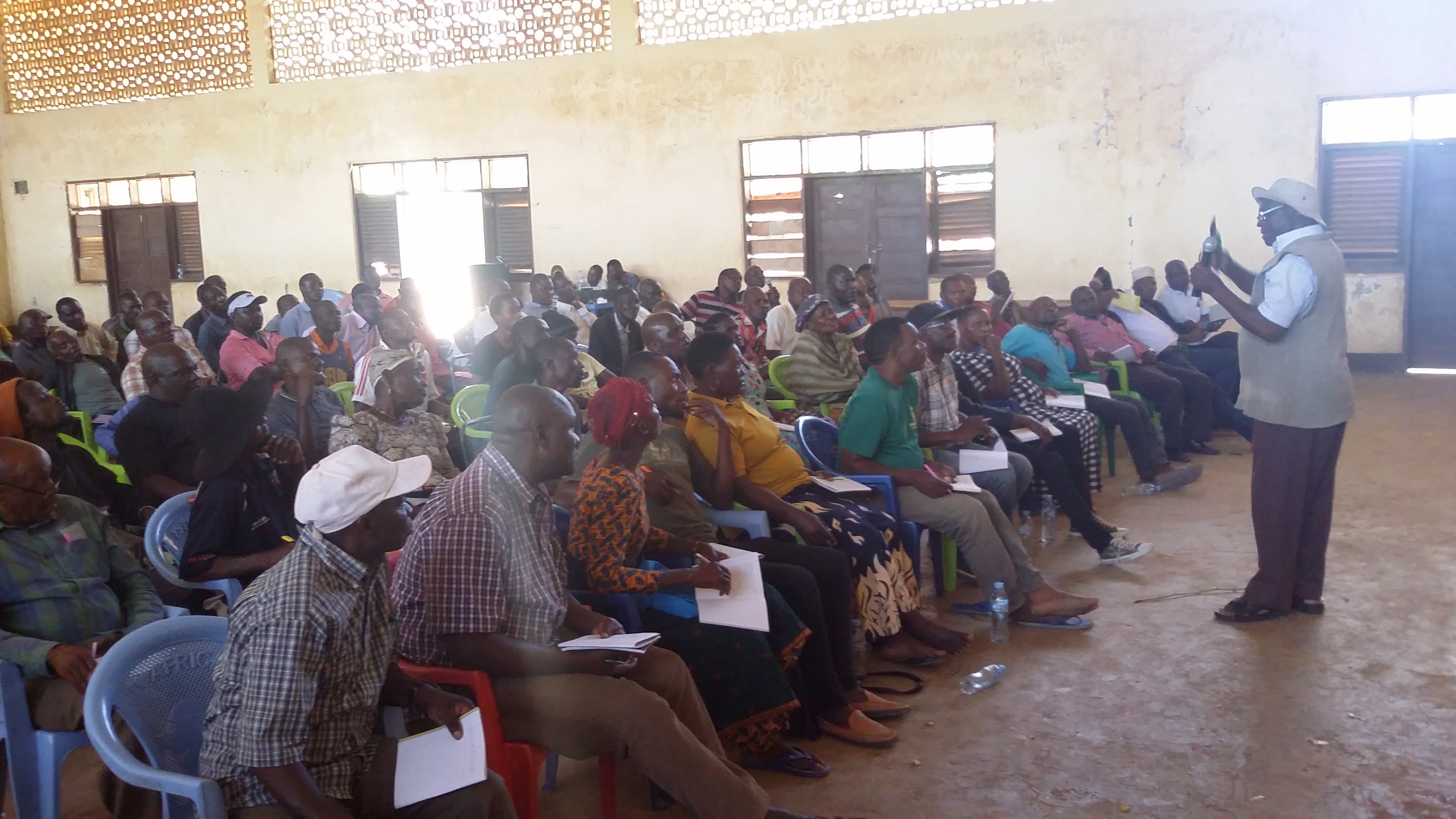 TARI - Makutupora Centre conducted training to farmers and extension officers on Good Agricultural Practices (GAPs) for grape production along the value chain at Chamwino district Council in Dodoma Region.
