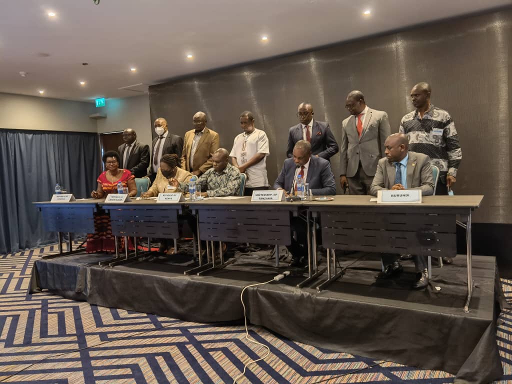 The East Africa Community (EAC) held a various issues  discussion meeting on 22 March. 2022 at New Africa hotel, Dar es Salaam.