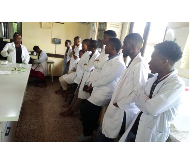 Students from Dar es Salaam Institute of Technology (DIT) visit TARI Mikocheni for the purpose of having practical training in the laboratories.